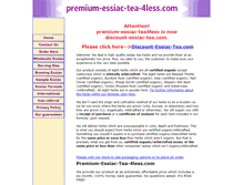 Tablet Screenshot of premium-essiac-tea-4less.com